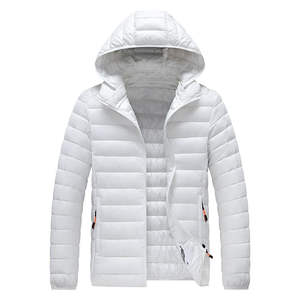 Top trending Custom Hoodie Collar Puffer Jacket Winter Full-Zipper Bubble Jacket Chaqueta hinchada de algodón/poliéster - Product Image 6