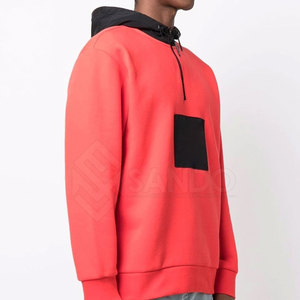 Sudaderas con capucha de invierno para hombre, 100% algodón, forro polar, color sólido, casual, transpirable y duradero - Product Image 2