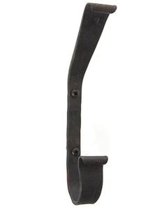 Farmhouse Rustic Cast Iron <b>Wall</b> Hook For Organizing Clothing <b>Keys</b> Towels Hats And More In Traditional Interiors - Product Image 5