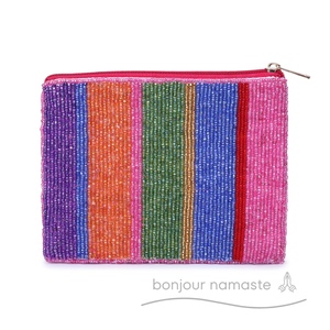 Borsellino in rilievo fatto a mano bohémien con chiusura a cerniera regalo personalizzato alla moda | Soldi divertenti - Product Image 5