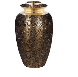 Urna de cremación de metal decorativa Urna conmemorativa Durable con diseño pulido a precio al por mayor - Product Image 4