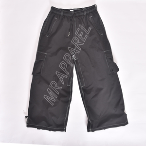 Pantalones de esquí holgados a prueba de viento de talla grande, pantalones de Snowboard impermeables, forro polar de pierna ancha, ropa de calle, novedad de 2025 - Product Image 2