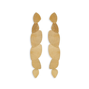 CUCOCUCA YXQ E294 Orecchini pendenti in acciaio inossidabile placcato oro, design semplice e senza tempo, ideali per l'uso quotidiano, spedizione UE in 48 ore - Product Image 1