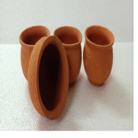 Lampe à sel en terre cuite sculptée à la main |   Vente en gros écologique |   Pot en terre cuite naturelle en forme de fleur, portable, 2026