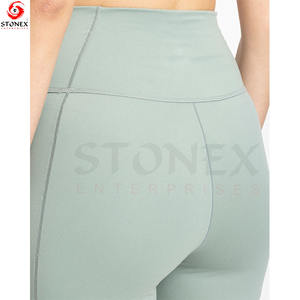 Custom Seamless Yoga Shorts <b>Waistband</b> Gym Shorts Scrunch Yoga Soft Workout Athletic Shorts - Product Image 4