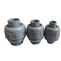 Raccords de Conduits Électriques Droits Étanches Non Métalliques en Laiton et Nylon 2P pour Liquides