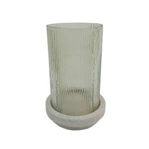 Portavelas de estilo moderno hecho a mano, superventas, bastón y diseñador de vidrio, soporte votivo redondo transparente personalizado - Product Image 1