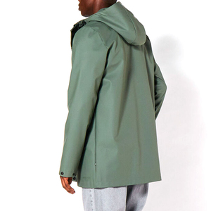 Casual Outdoor Streetwear Hooded <b>Rain</b> <b>Jacket</b> <b>Lightweight</b> Waterproof Breathable Comfort Nylon Outerwear - Product Image 3