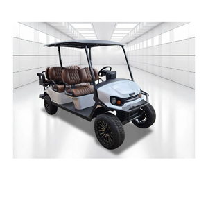 Carrito de golf blanco brillante en venta, 6 plazas, 2026 E/Z/G0 - Product Image 1