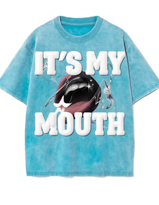 T-shirt imprimé bouffant lavé surdimensionné personnalisé Streetwear lourd 100% coton T-shirt graphique vintage pour hommes femmes unisexe - Product Image 4