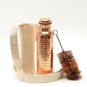 Antique-finished Copper Water <b>Bottles</b> for a Classic Look & Promoting Eco-friendly Lifestyles and Sustainable Living Practices - Product Image 5