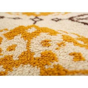 พรมขนสัตว์ถักมือลายเหรียญสีเบจและสีน้ำตาลขนาดใหญ่สำหรับตกแต่งห้องนั่งเล่นวัยรุ่น ใช้ในห้องโถง-Paem-457 - Product Image 3