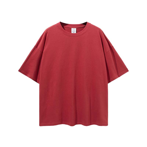 Camiseta al por Mayor de Alta Calidad, 320 g/m², Talla Grande, 100% Algodón, Cuello Redondo, Unisex, Lisa, para Logotipo Frontal - Product Image 3