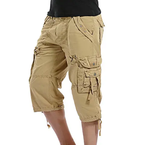 Custom Plus Size Men's Canvas Breathable <b>Knee</b> Length High Waist Drawstring Closure Summer Casual Shorts Pants Eco-Friendly Solid - Product Image 6