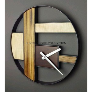 Large Decorative Resin Wall <b>Clocks</b> with Geometric Designs Perfect for Stylish and <b>Modern</b> Interiors in Urban Homes - Product Image 5
