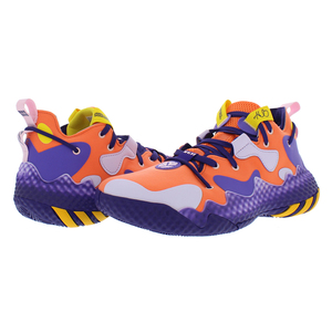 Chaussures unisexes Adidas Sm Harden Vol 6 Couleur : Orange/Violet 100% authentiques - Product Image 3