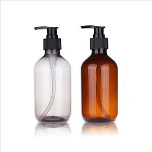 Flacon pompe en plastique PET vide de 300 ml et 500 ml, couleur personnalisée, logo pour l'emballage des soins de la peau, gel douche, lotion, shampoing - Product Image 5