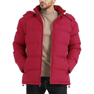 Veste bouffante personnalisée de qualité supérieure pour hommes 2025 OEM chaud imperméable léger isolé hiver vêtements d'extérieur en vrac vente en gros vestes de mode - Product Image 1
