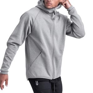 Outdoor Sports Gym Running Waterproof Oversized Spandex/Polyester Fleece Blank Hoodie Half Zip Boxy Sweet Sports <b>Jacket</b> Men - Product Image 4