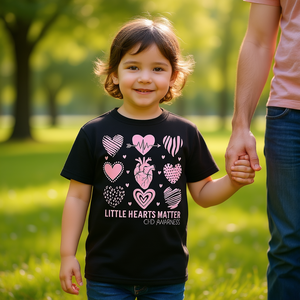 T-shirt Little Hearts Matter pour la sensibilisation au syndrome du cœur, pour les défenseurs de la santé cardiaque - Product Image 3