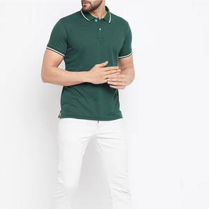Cómodo de secado rápido de verano para hombres para Polo camisetas de tela de punto de fábrica directa - Product Image 4