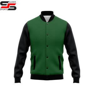 Veste universitaire pour hommes et femmes, veste bomber surdimensionnée, logo personnalisé, style universitaire, mode, baseball, streetwear, vêtements d'extérieur - Product Image 4