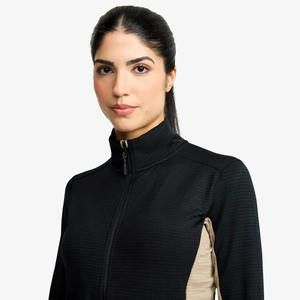 Fashion Gym Windproof Workout <b>Clothing</b> Zip Up Activewear Athletic Outdoor Training Long Sleeve Sports Yoga Jacket Custom - Product Image 3