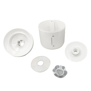 최신 지능형 애완 동물 물 디스펜서 흰색 플라스틱 2L 슈퍼 음소거 자동 애완 동물 고양이 급수기 - Product Image 6