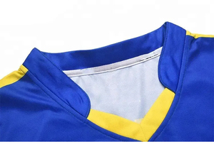 Diseño voleibol Jersey barato al por mayor logotipo personalizado hombres manga corta ropa deportiva 100% poliéster - Product Image 6