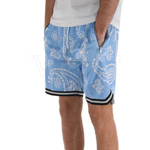 <b>Men's</b> High Street Style Casual Wear Solid Pattern Mesh <b>Shorts</b> New Design <b>Elastic</b> Mid <b>Waist</b> Closure Digital Printing High Quality - Product Image 5