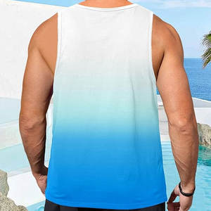 Best Quality Breathable Quick Dry Sleeveless Tops Sublimation Fitness Gym Tank Top Unisex <b>Running</b> <b>Vest</b> - Product Image 4