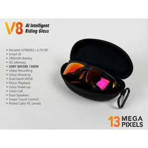 Gafas de Ciclismo Inteligentes Kairui V8 con Grabación de Video de 13MP, WiFi6, Control por Voz, Reproductor de Música, para Deportes al Aire Libre - Product Image 4