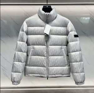 Chaqueta acolchada de invierno para hombre personalizada de Lulusen, técnica teñida lisa con patrón de leopardo de alta calidad - Product Image 1