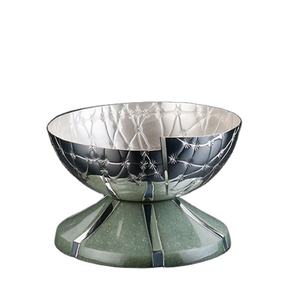 Cuencos clásicos para cocina, cuencos redondos de Metal y resina hechos a mano para servir frutas, para el hogar, Hotel, restaurante, suministros para Hotel - Product Image 5