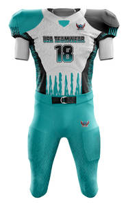 Maillot de football américain sur mesure de haute qualité, grande taille, antibactérien, séchage rapide, en Spandex/Coton, personnalisable - Product Image 4