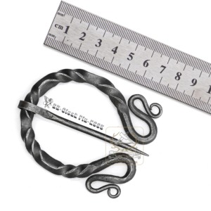 Accesorios Medievales DD-Pendant-Axe-K904, Colgante de Martillo de Thor Forjado a Mano en Acero al Carbono de Damasco - Product Image 5