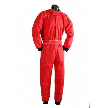 高品質のジッパー付きカーレーシングスーツすべてのサイズが利用可能2024 GOカートスーツ