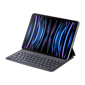 Funda de teclado tipo folio ultrafina para iPad (IPAD Pro de 11 pulgadas y iPad Air) con teclado inalámbrico integrado - Product Image 1