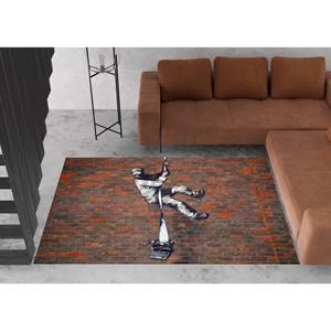 Alfombra Estampada - Diseño Único de Graffiti de Banksy para Decoración Moderna, Alfombra de Chenilla - Product Image 4