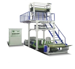 เครื่องเป่าฟิล์ม ldpe/hdpe สภาพใหม่ส่วนประกอบหลักรวมถึงแบริ่งมอเตอร์โรงงานผลิต PLC HDPE LLDPE - Product Image 1