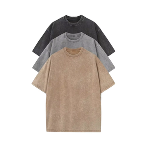 เสื้อยืดผู้หญิง 3 ตัว ผ้าฝ้าย 100% ทรงหลวม สีพื้น แขนสั้น คอกลม น้ำหนัก 240 กรัม ผ้าฝ้ายเนื้อหนา ซักแล้ว ใส่สบาย สำหรับฤดูร้อน ไซส์ใหญ่ - Product Image 1