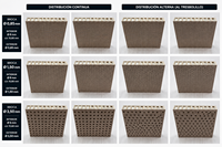 Panel Akustik Kayu VIMACOUSTIC MDF Berlubang Berpori Penyerapan Suara Sangat Efektif Dinding & Plafon Ruang Modern 0.9 NRC
