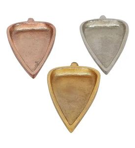 Plato para servir comida con forma de hoja chapado en oro decorativo hecho a mano de lujo, mesa para servir frutas secas, centro de mesa - Product Image 6
