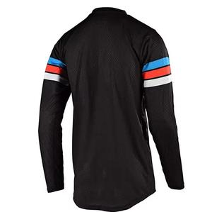 Maillot de course à manches longues en maille de polyester pour hommes, vêtements de sport de motocross, maillot de grande taille - Product Image 2