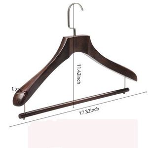 Interiors Style Wood Clothes <b>Hanger</b> <b>for</b> Wardrobe Bathroom Living Room and Boutique Uses - Product Image 6