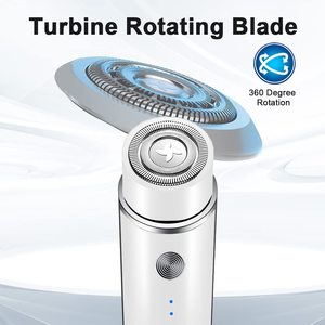 Rasoir électrique rechargeable USB pour femmes, IPX7, pour le visage, la barbe, la moustache, les bras, les jambes, les aisselles, la ligne du bikini, avec indicateur de batterie LED, sans fil - Product Image 5