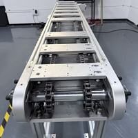 Rantai Konveyor Zhenjimotion, Kapasitas Beban 5kg, Akurasi Sumbu X 2mm, Perakitan PCB, Dukungan Dua Sisi, Garansi 8 Tahun