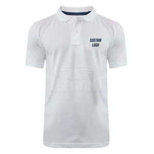 Polo homme personnalisé avec logo, tissu en coton, polos homme unis, logo personnalisé, polos homme de qualité supérieure - Product Image 1