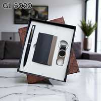 Produits tendance 2026 Nouveautés Vente en gros Porte-cartes avec porte-clés et stylo Coffret cadeau pour hommes Cadeau d'affaires d'entreprise