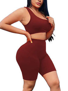 Conjunto de Yoga de LICRA de nailon de alta elasticidad Reversible para mujer, ropa de entrenamiento impermeable, ropa deportiva sin costuras para Fitness, opciones de talla grande - Product Image 5